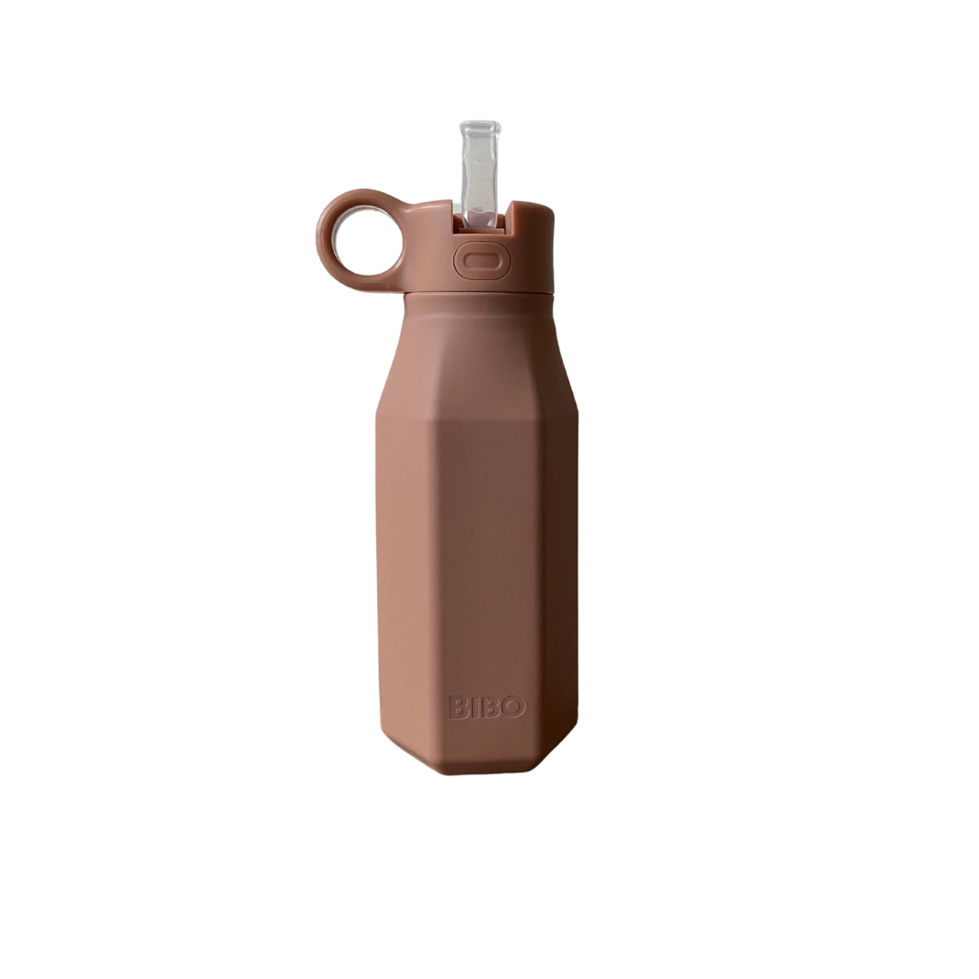 Pre-Order Desert Tan Kids Silicone Drink Bottle