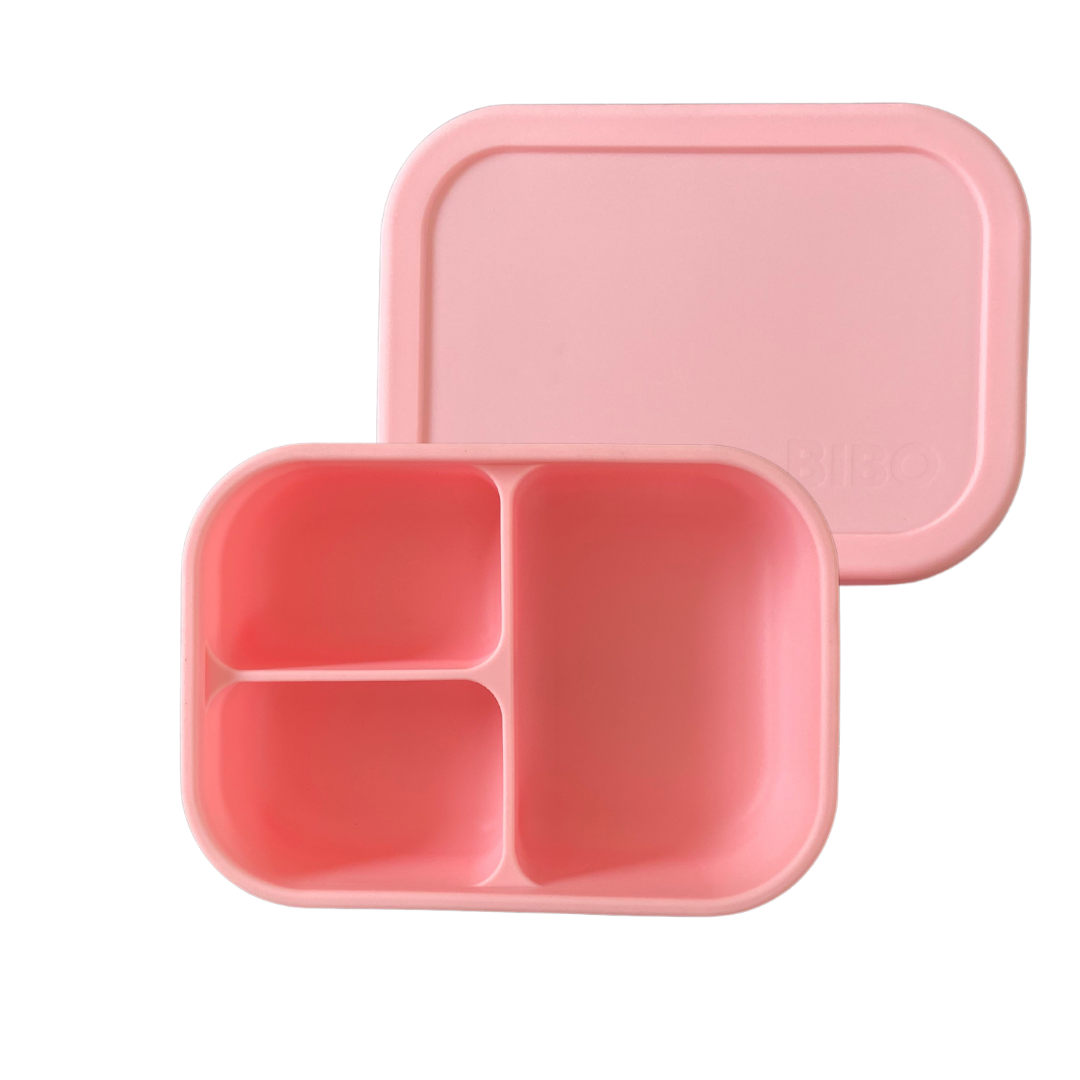 Silicone 3 Bento Powder Pink