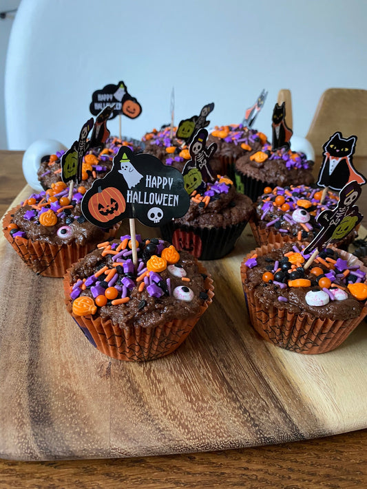 Spooky Halloween Cupcakes - BIBO