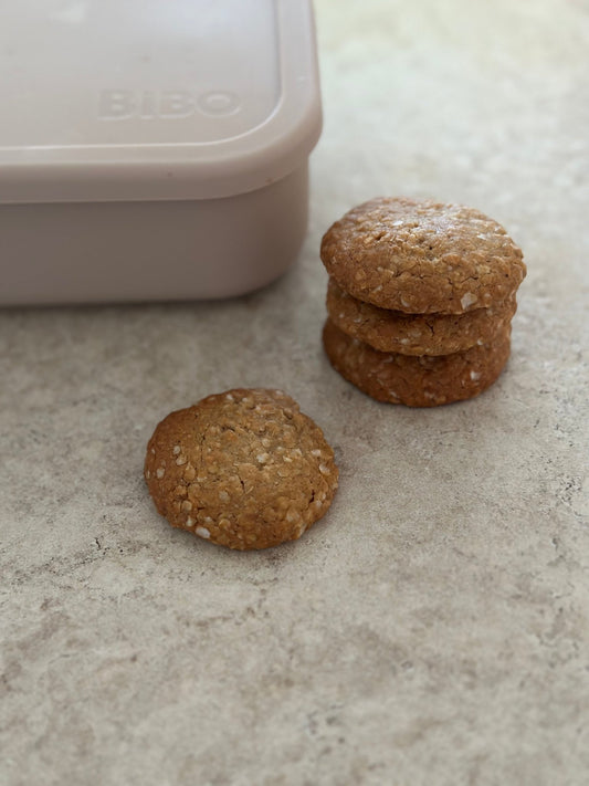 Tahini, Quinoa, and Honey Cookies Recipe: Quick Lunchbox Snack - BIBO