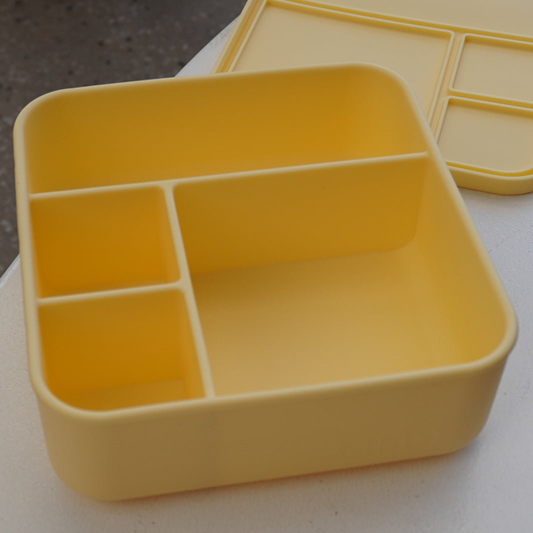 BIG Square Silicone Bento Lunchbox