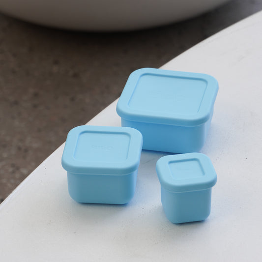 SilicoStack - Set of 3 Silicone Containers