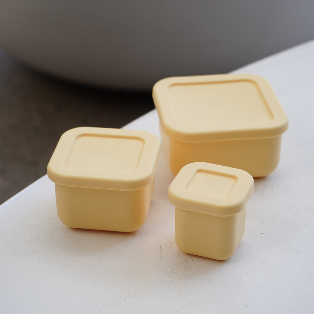 SilicoStack - Set of 3 Silicone Containers