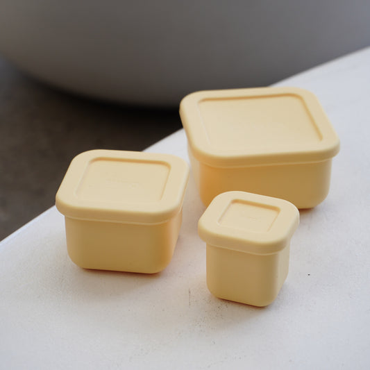 SilicoStack - Set of 3 Silicone Containers