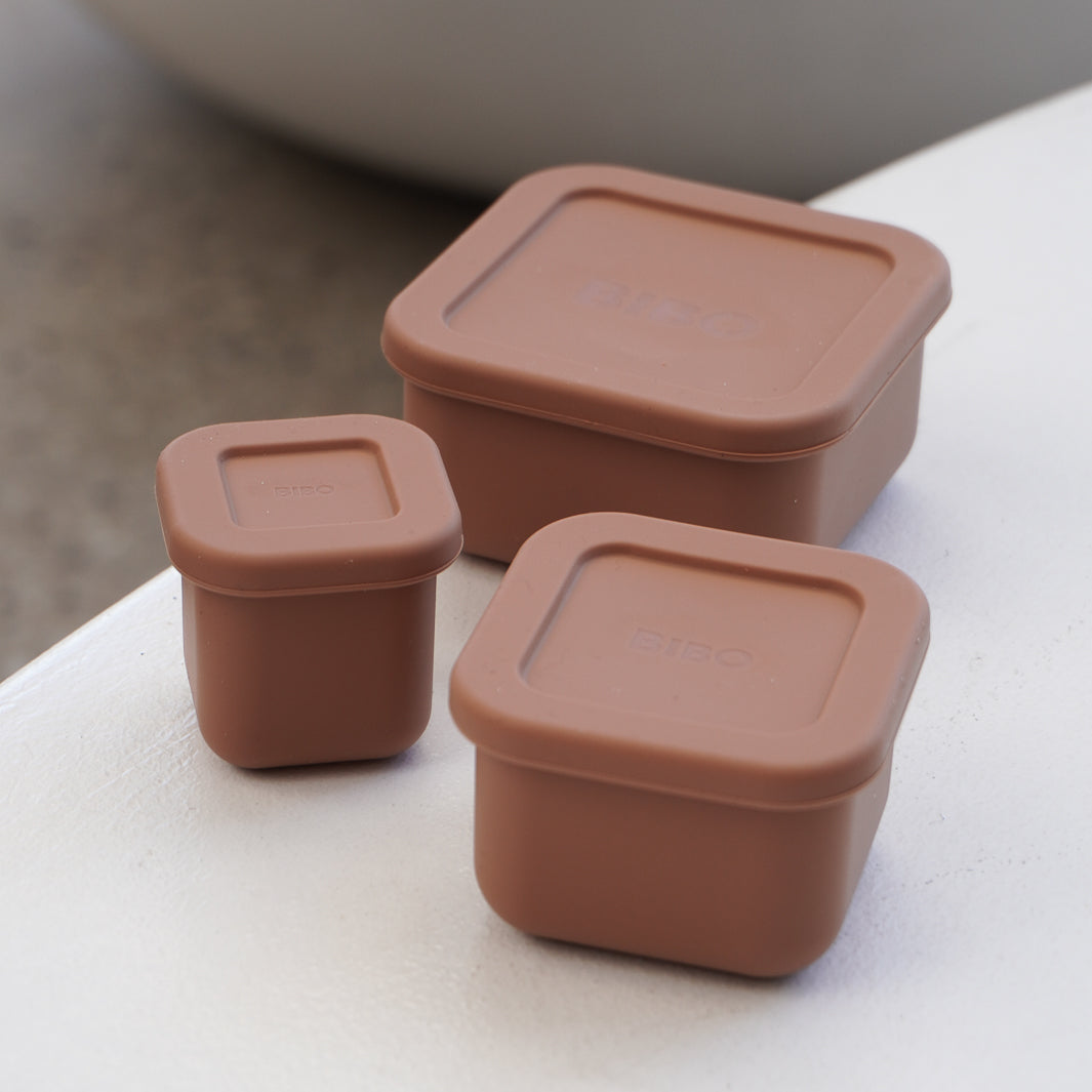 SilicoStack - Set of 3 Silicone Containers