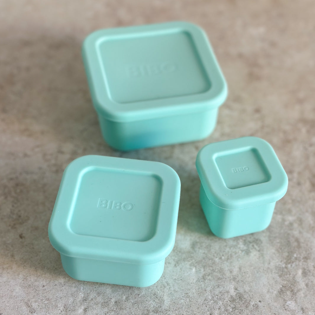 SilicoStack - Set of 3 Silicone Containers