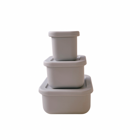 SilicoStack - Set of 3 Silicone Containers