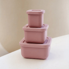 SilicoStack - Set of 3 Silicone Containers - BIBO